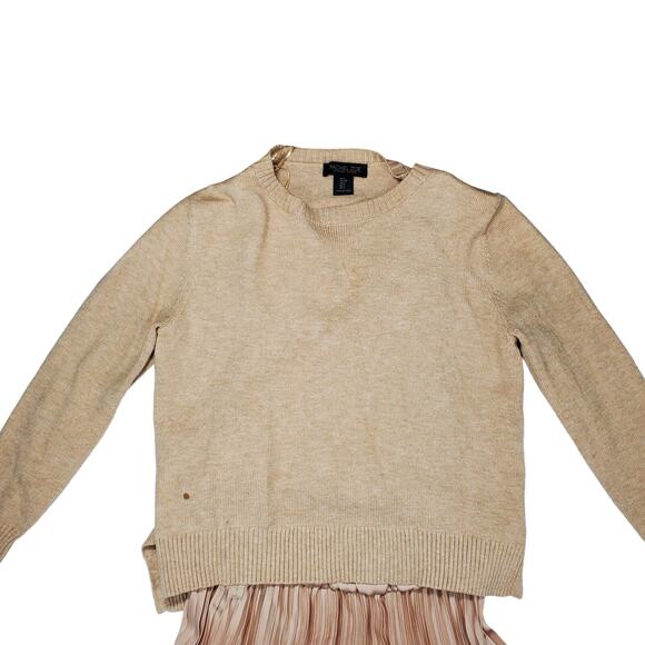 Rachel Zoe 2-Piece Sweater Slip Dress Set Beige Size Small Trendy RN# 160656 - Picture 8 of 9
